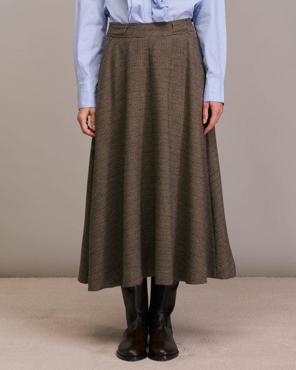 Rue Madam Skirt Jeyo 10583 1-Choco-Marine