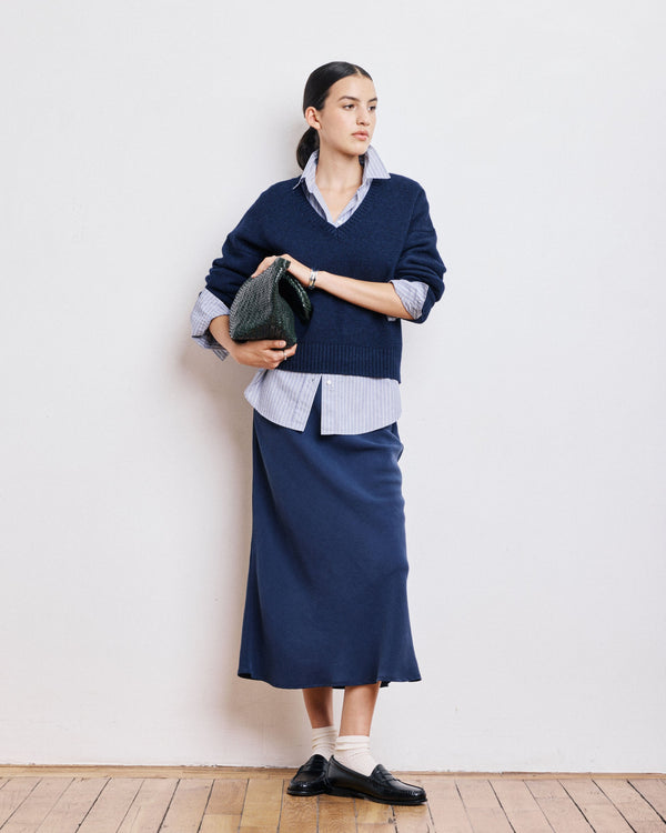 Rue Madam Skirt Jima Beja629 01-Navy