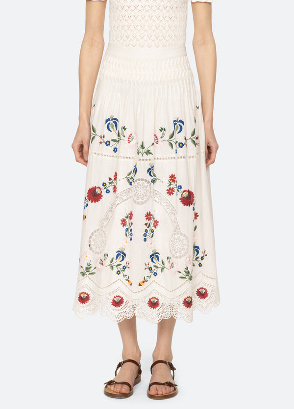 Rue Madam Skirt Pf25-048 Cream