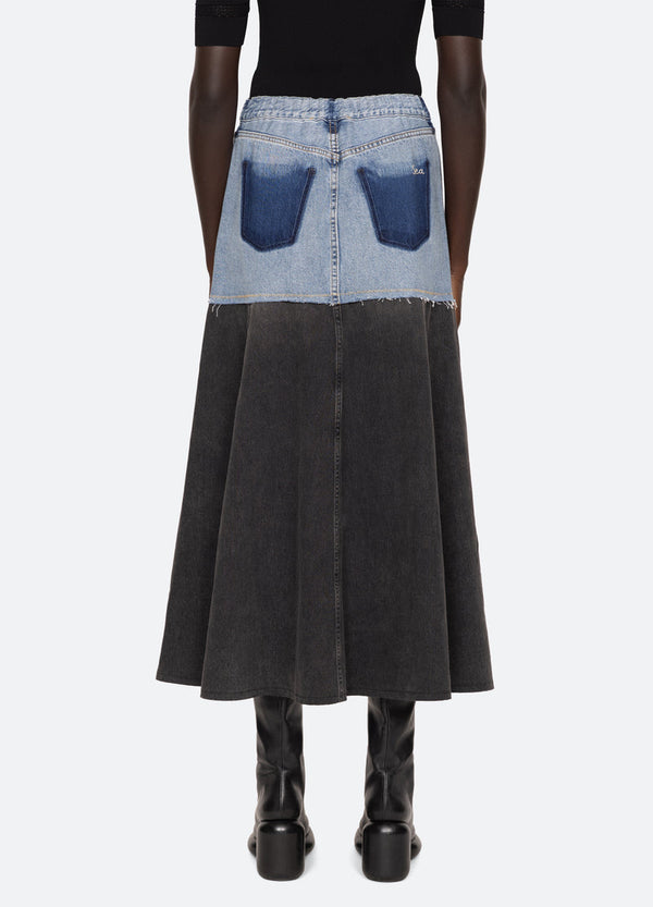 Rue Madam Skirt Rs25-024 Blue