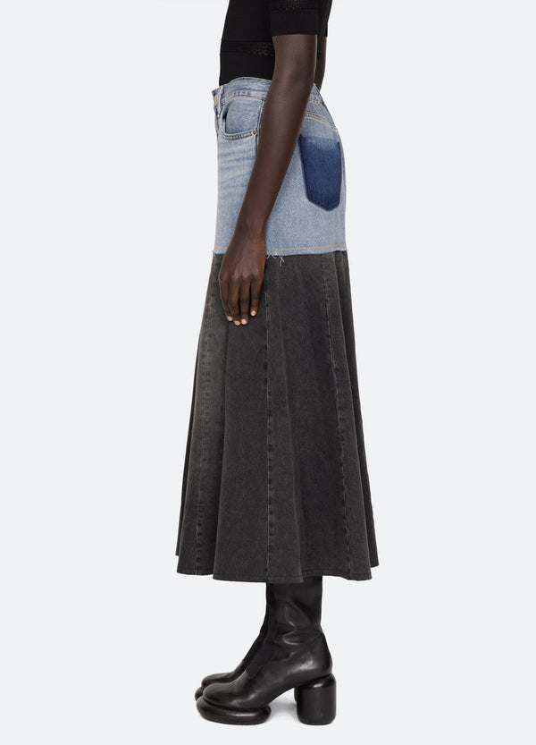 Rue Madam Skirt Rs25-024 Blue