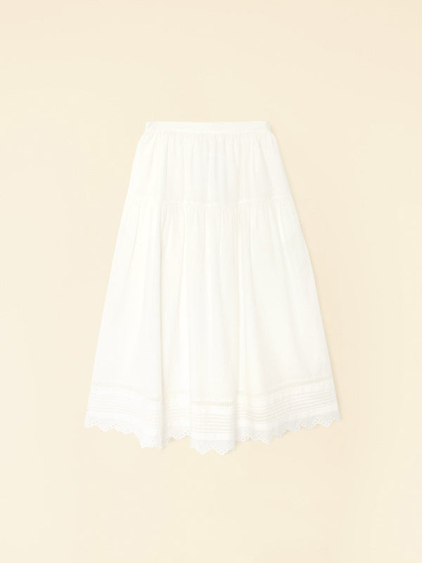 Rue Madam Skirt Tilda Skirt White