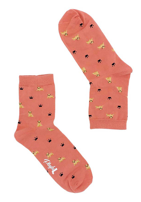 rue madam Socks Pug Pink