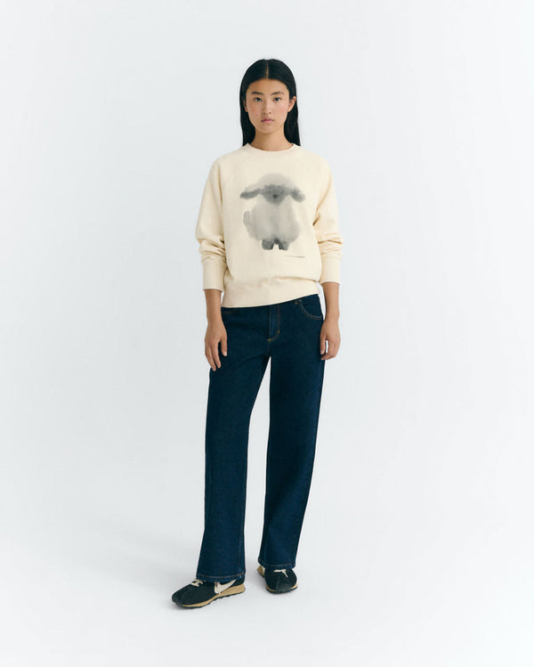 Rue Madam Sweatshirt Bonnie Cloud She White