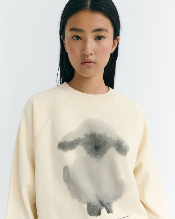 Rue Madam Sweatshirt Bonnie Cloud She White