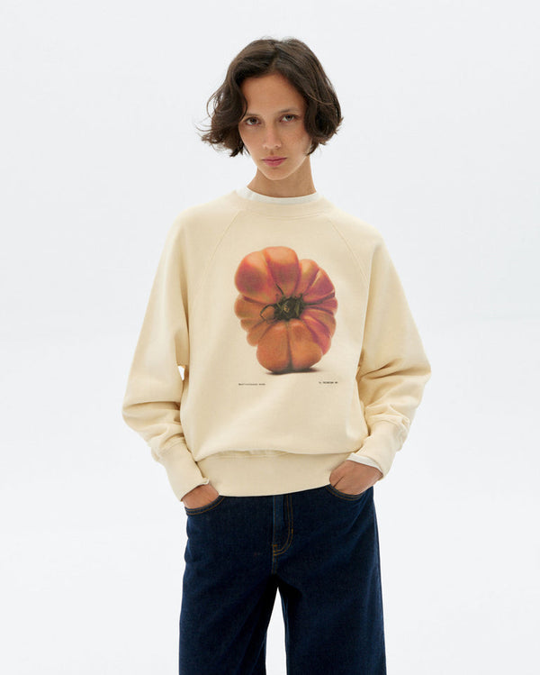 rue madam Sweatshirt Bonnie Tomaquet White
