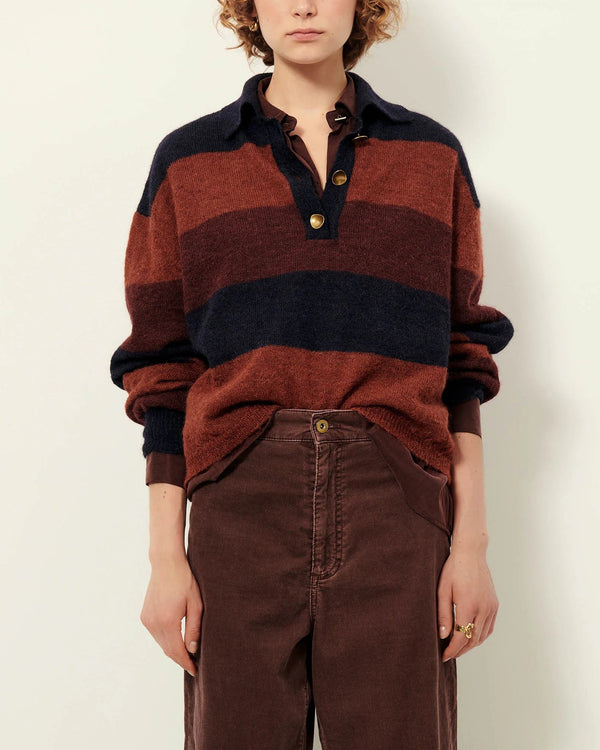 Rue Madam Sweatshirt Cobby Navyrust