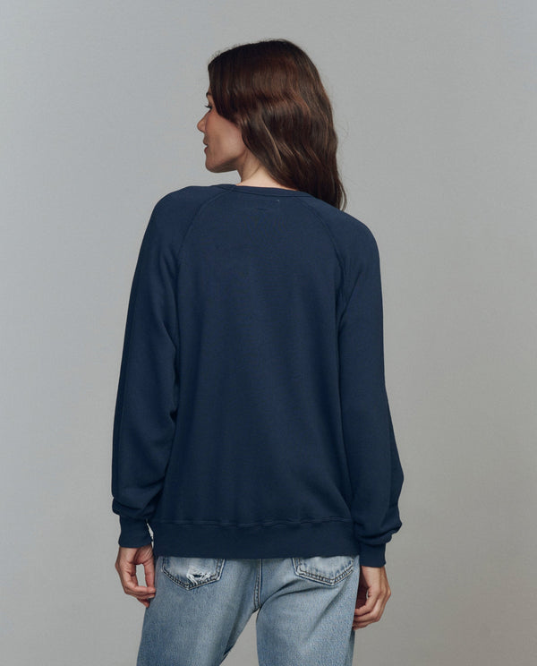 Rue Madam Sweatshirt College Deer Navy