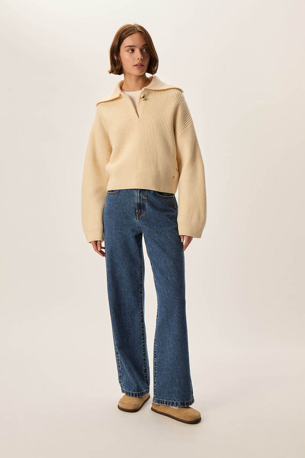 Rue Madam Sweatshirt Domino Creme