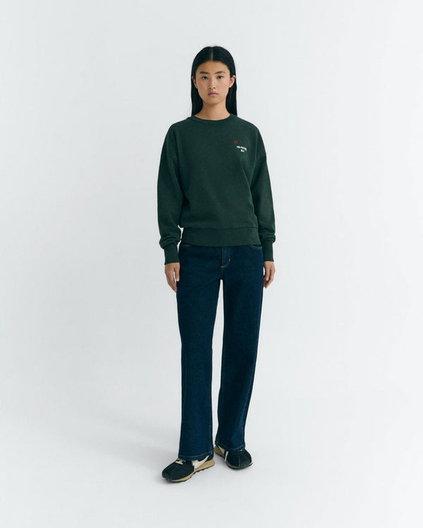 Rue Madam Sweatshirt Jodie Flower Tm Green