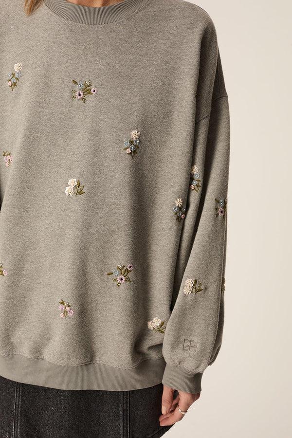 Rue Madam Sweatshirt Joya Gris-Chine