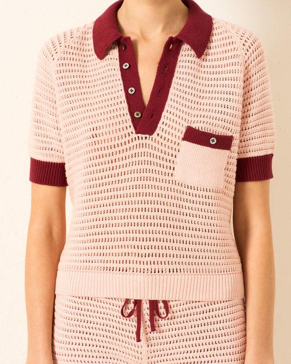 Rue Madam Sweatshirt Lessi Blush Croc Pink