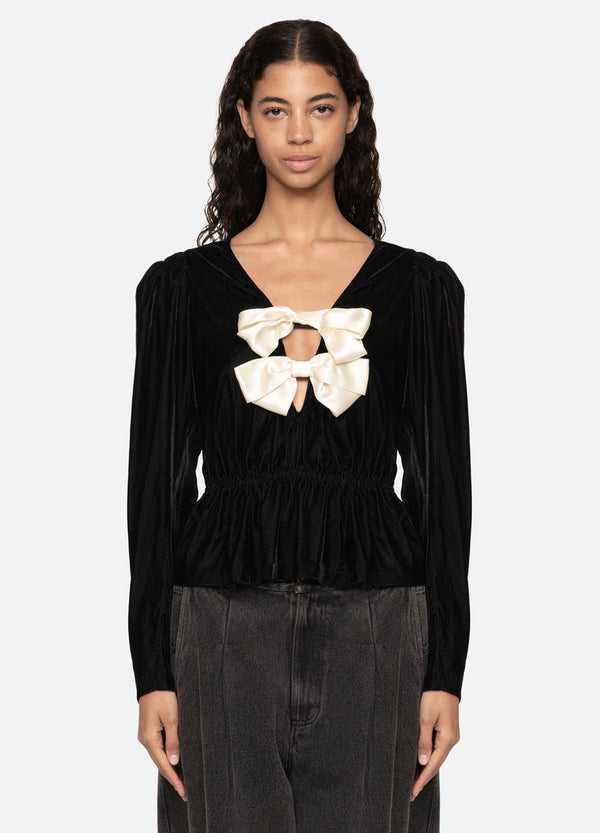 rue madam Sweatshirt Rs26-020 Black