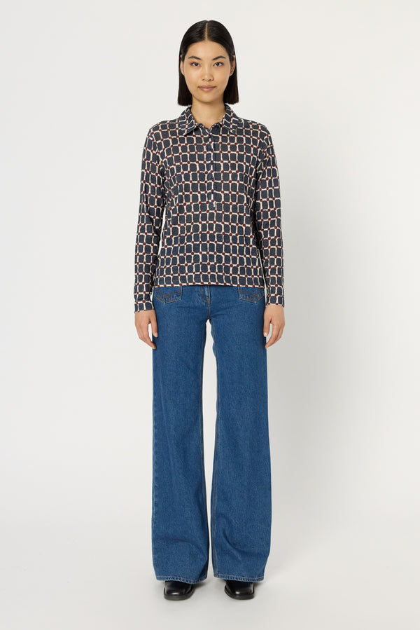 Rue Madam T-shirt Dct18c203 Indigo