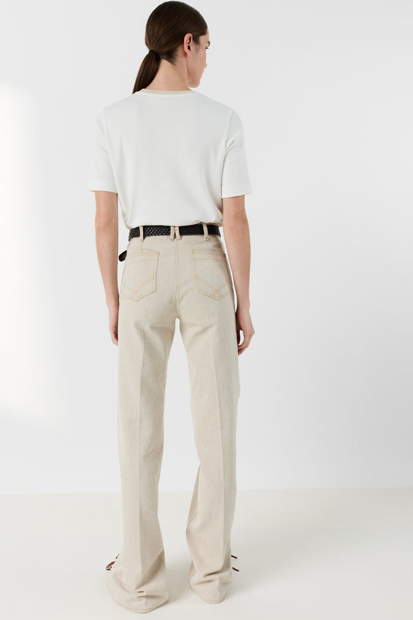 Rue Madam T-shirt Ddt02d247 Ecru