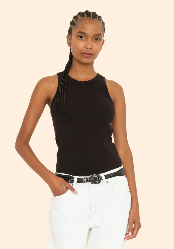 rue madam Tank Arynn Tank Top T-Black