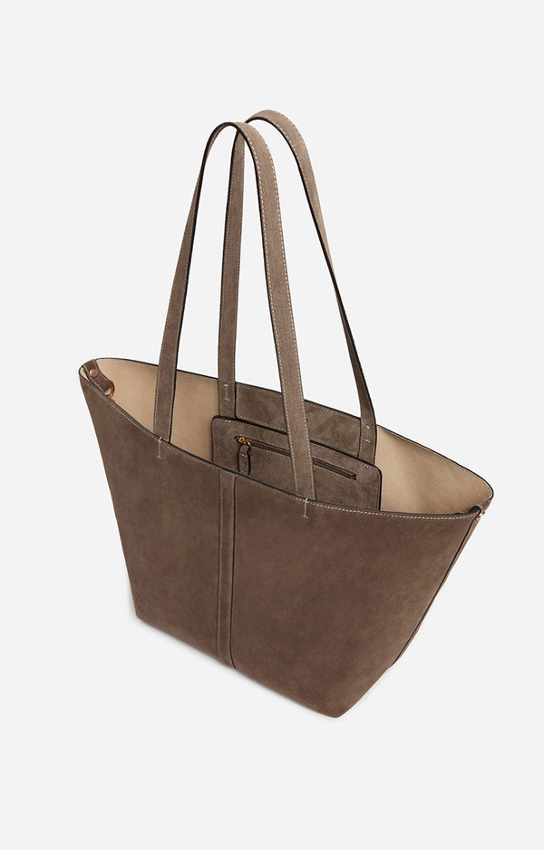 Rue Madam Tote Bag 4hvd29-v40874 Taupe