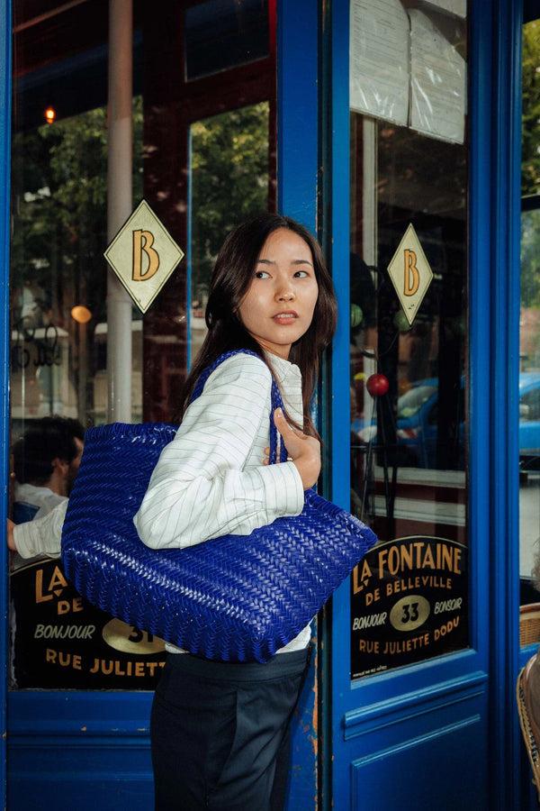 Rue Madam Tote Bag Nantucket Big Deep-Purple