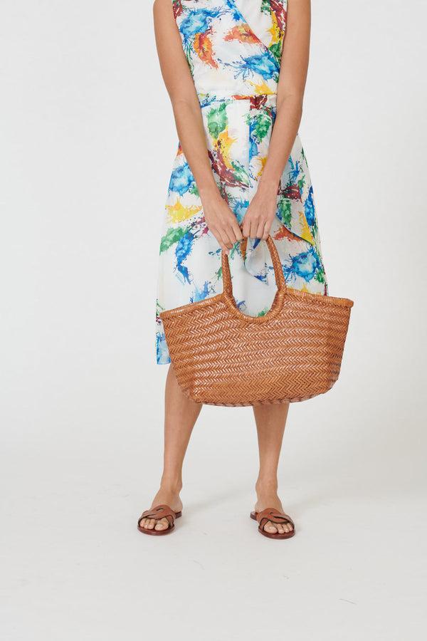 Rue Madam Tote Bag Nantucket Big Tan