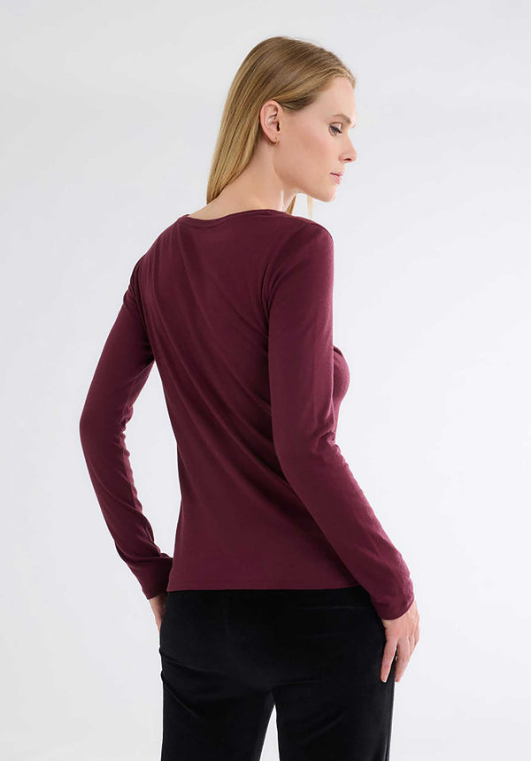 Rue Madam Tshirt 001-fts008 Plum