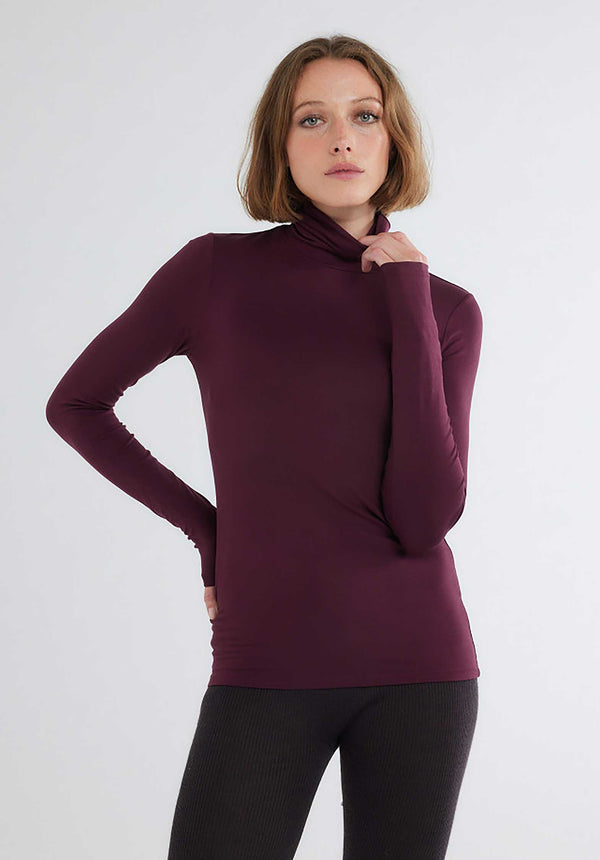 rue madam Tshirt 001-fts011 Plum