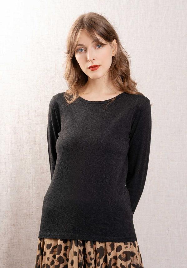 rue madam Tshirt 007-fts037 Noir-Chine