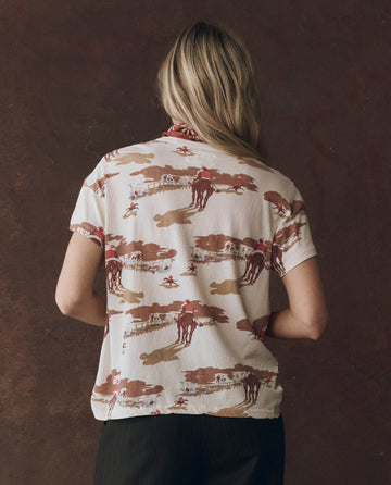 Rue Madam Tshirt Boxy Crew Rid Ho Riding-Horses