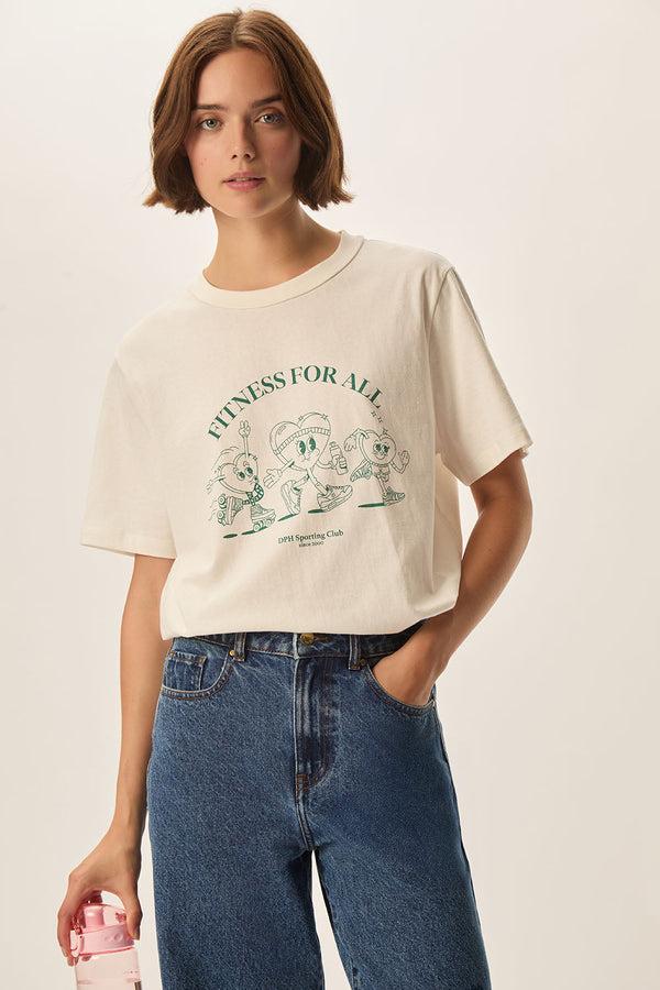 Rue Madam Tshirt Fannette Ecru