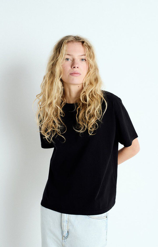 rue madam Tshirt Fiz02a Noir-Vintage