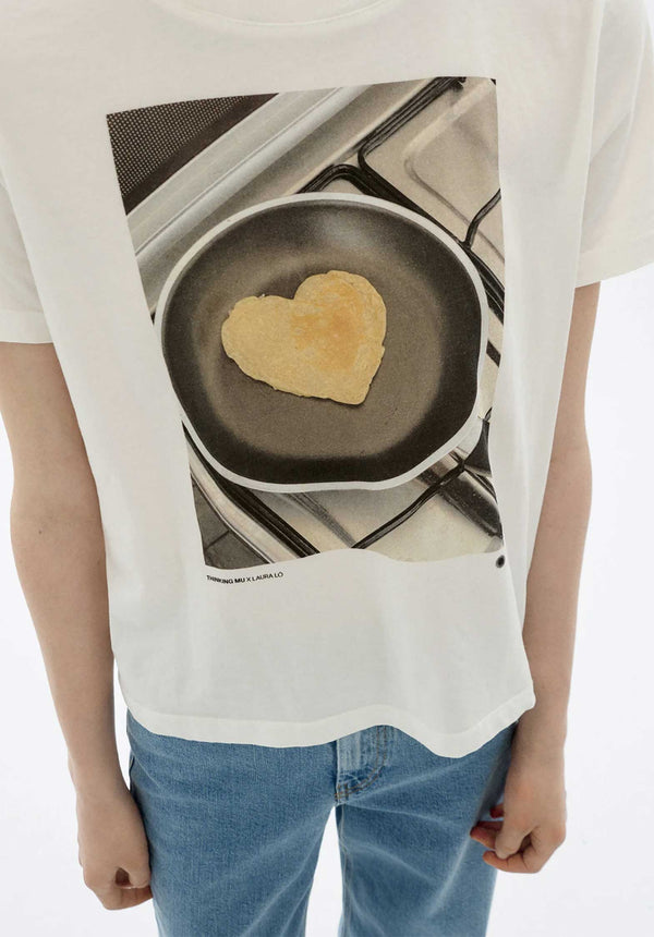 Rue Madam Tshirt Ida Pancake White