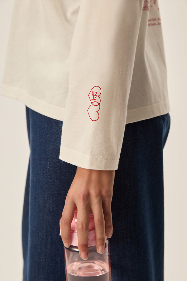 Rue Madam Tshirt Jenny Ecru