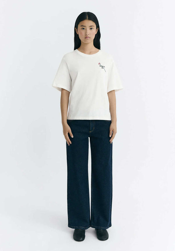 Rue Madam Tshirt Lucia Flor Tm White