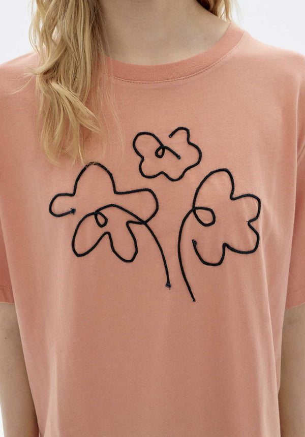 Rue Madam Tshirt Lucia Flower Ro Pink