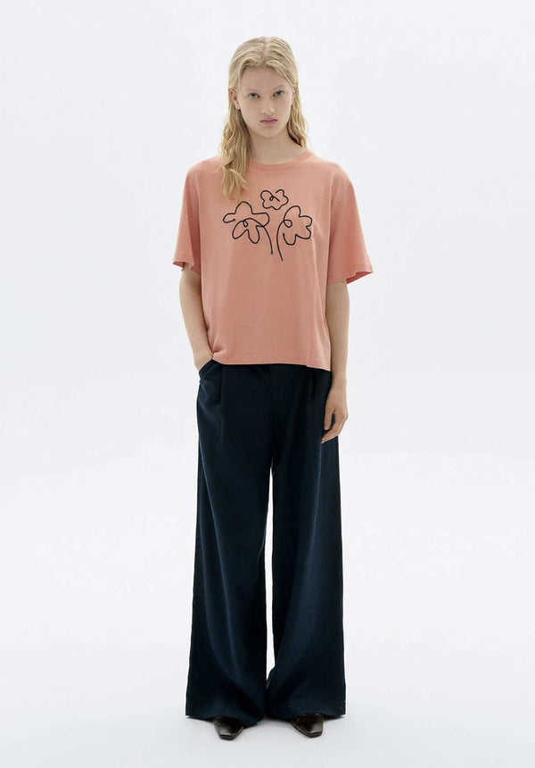Rue Madam Tshirt Lucia Flower Ro Pink