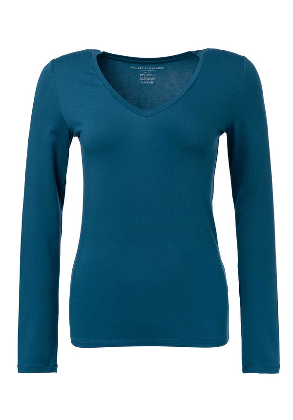 rue madam Tshirt M001-fts010 Bleu-Paon