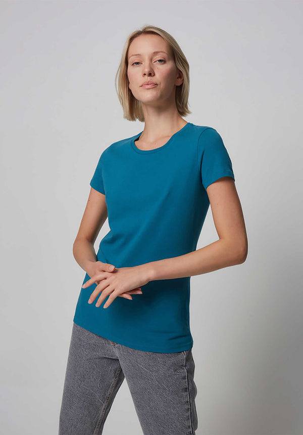 Rue Madam Tshirt M007-fts018 Peacock