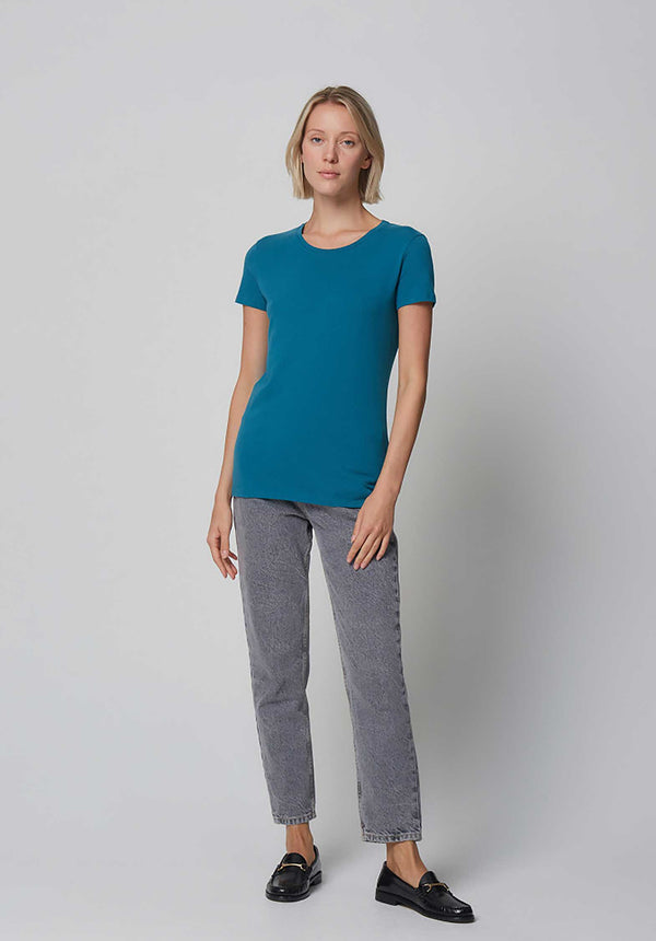 Rue Madam Tshirt M007-fts018 Peacock