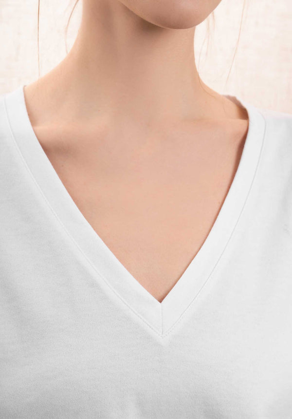 Rue Madam Tshirt M406-fts821 White