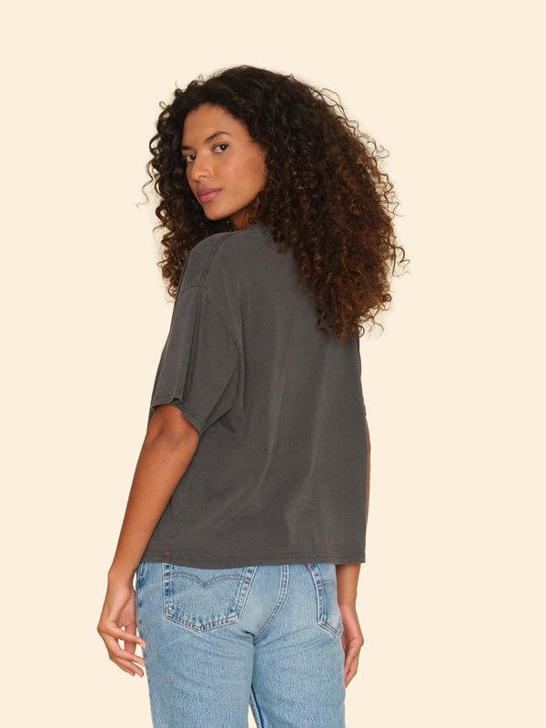 Rue Madam Tshirt Palmer Tee Vintage-Black