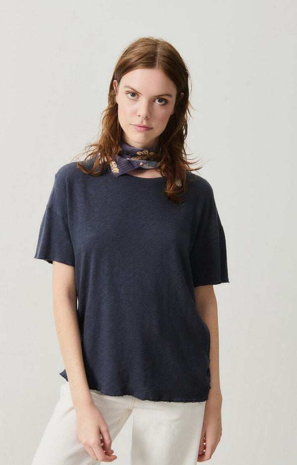 rue madam Tshirt Son02fg Navy-Blue-Vintage