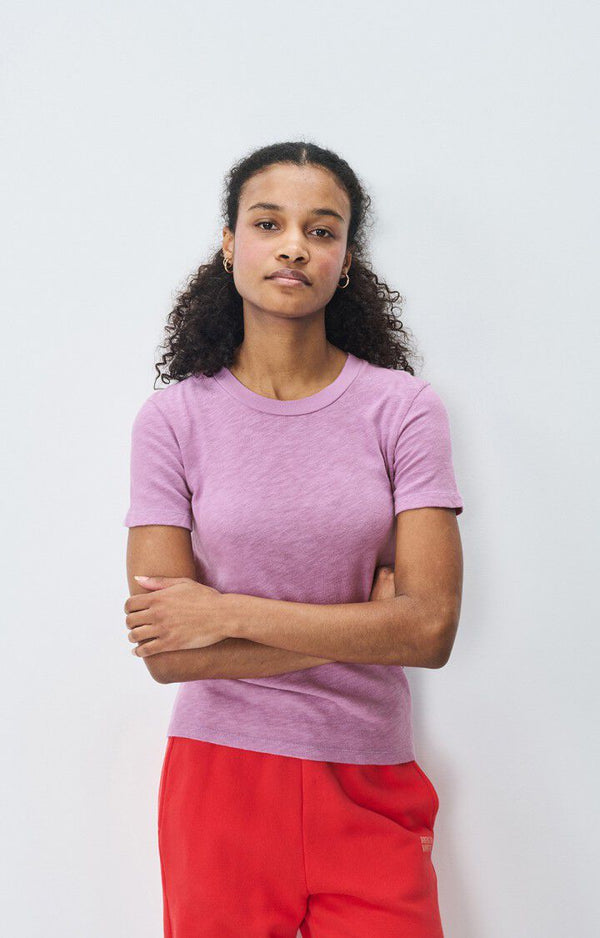 rue madam Tshirt Son28g Lilas-Vintage