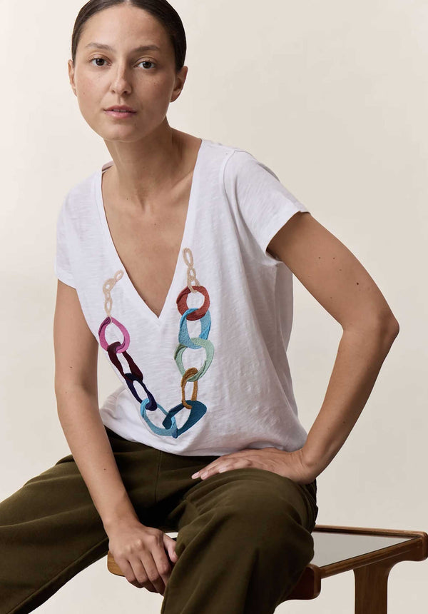 rue madam Tshirt Tonton Jc03 Seve White