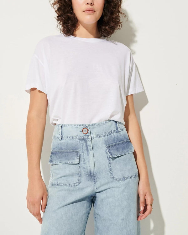 Rue Madam Tshirt Too Optical-White