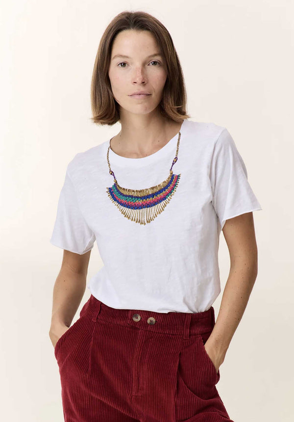 rue madam Tshirt Toro Jc03 Collie White