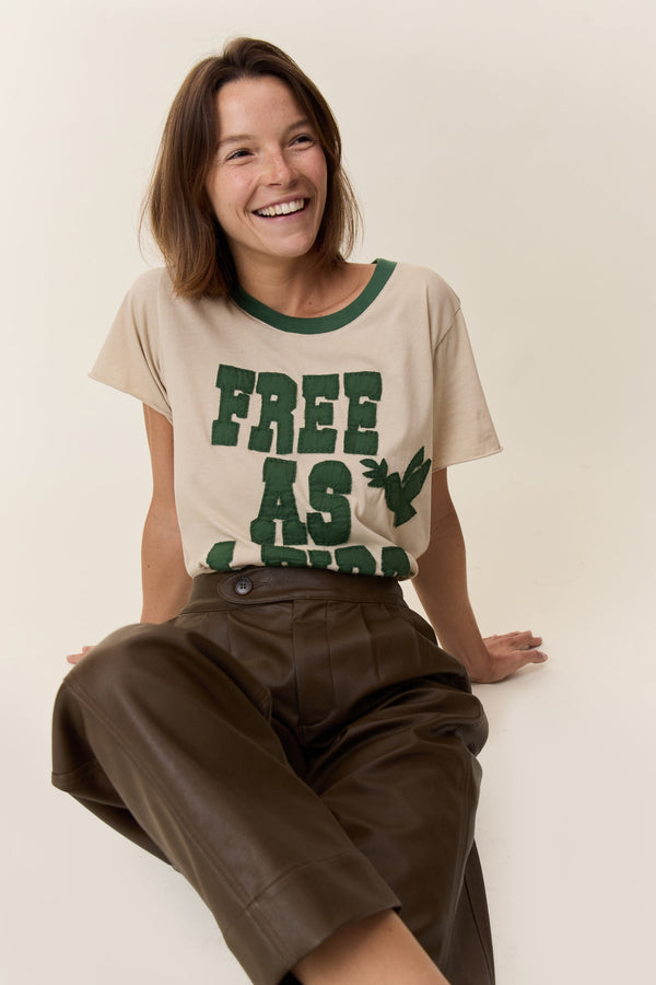 Rue Madam Tshirt Toro Jc05 Bird Ciment