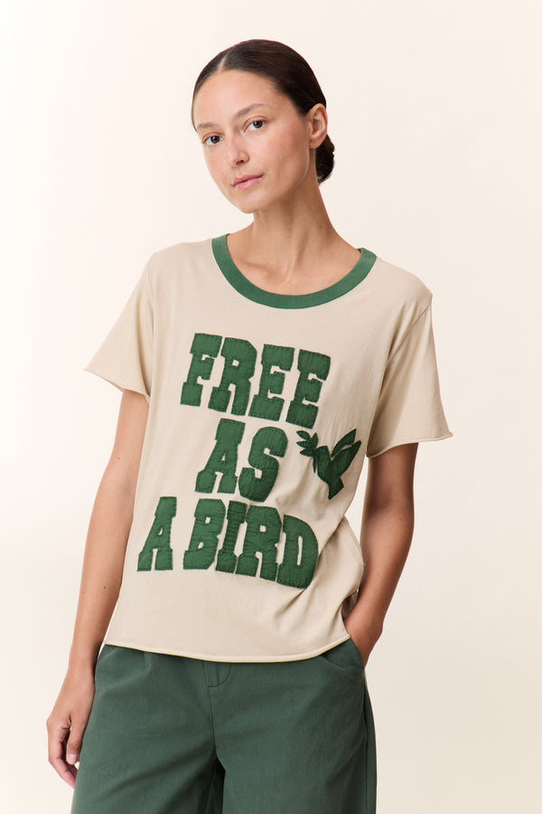 Rue Madam Tshirt Toro Jc05 Bird Ciment