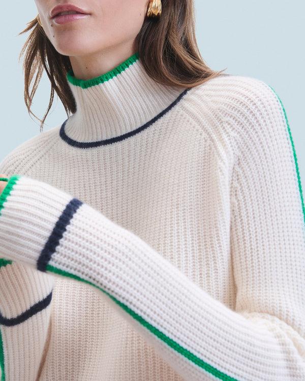 Rue Madam Turtleneck Knitted 2401wpm00735 Ecru
