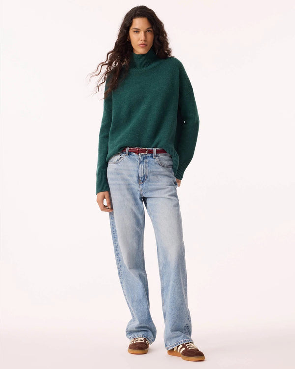 rue madam Turtleneck Knitted Ulla Jeans