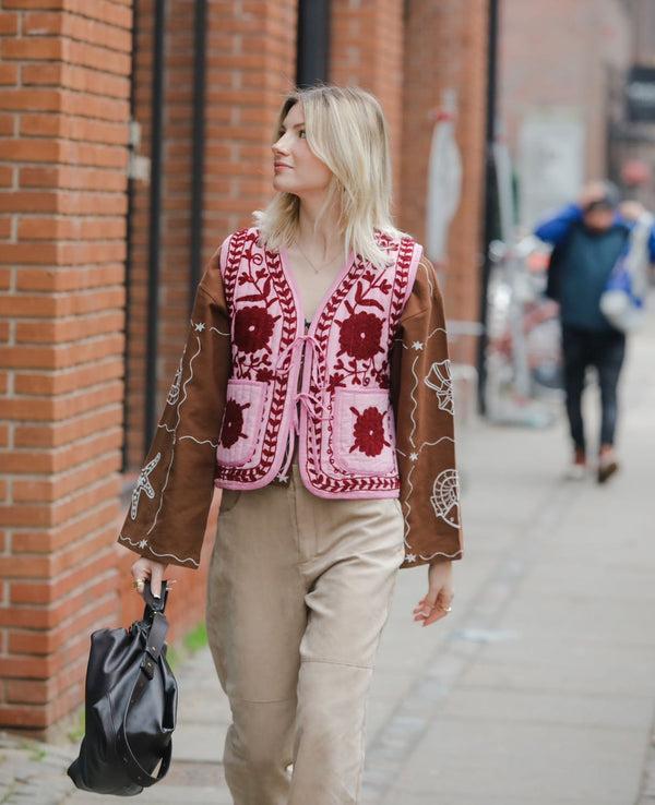 Rue Madam Vest Honey Vest Burgundy