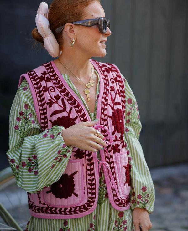 rue madam Vest Honey Vest Burgundy